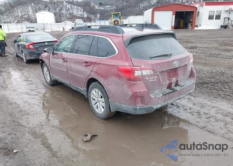 2017 Subaru Outback 2.5I Premium z USA, uszkodzony, nr VIN 4S4BSAHC9H3298853